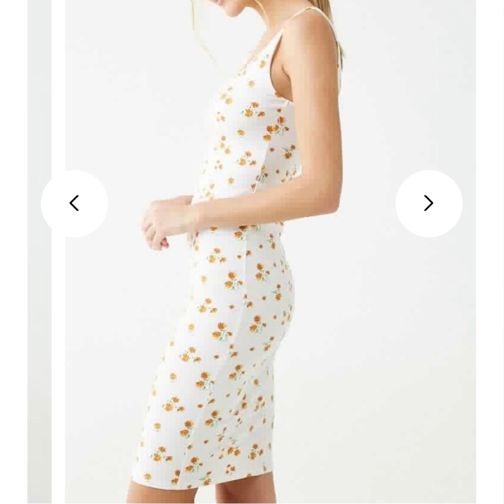🇺🇸 Flower Pattern Dress - Picture 4 of 8